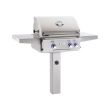 American Outdoor Grills 24 Inch L Series Grill With In Ground Post