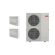 Mitsubishi 60,000 BTU MFZ-Series 20 Seer2 Dual Zone Floor Mounted Mini Split Heat Pump System – R454B | 230V 9 + 9 - MXZ-SM60NL / 2-MFZ-KX09NL
