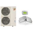 36,000 BTU 15.8 SEER Mitsubishi Dual Zone  H2i Hyper Heat Pump System 12+15 - Ceiling Cassette