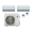 Gree 18,000 BTU 22 SEER Dual Zone Floor Mounted Heat Pump System 9+9 - MULTI18HP230V1CO / 2-FLR09HP230V1AF
