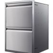 Memphis Grills 21" Double Access Drawer With Soft Close - VGC21DB2 - side
