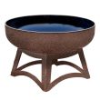 Phoenix Wood Burning Fire Pit Bowl - copper vein
