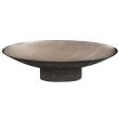 Vulcan Wood Burning Fire Pit - silver vein