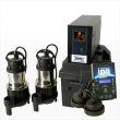 35ACi Deluxe Battery Backup Dual AC System | 1/3 HP | Automatic | Cast Iron | 53 GPM at 10 ft of head