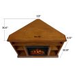 Real Flame Churchill Electric Fireplace With Media Console - 3750E