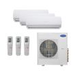 Carrier 36,000 BTU 21 SEER Tri Zone Heat Pump System 12+12+12 - Wall Mounted
