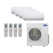 Carrier 36,000 BTU 21 SEER Quad Zone Heat Pump System 12+12+12+12 - Wall Mounted