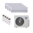 Carrier 30,000 BTU 23.8 SEER Quad Zone Heat Pump System 12+12+12+12 - Wall Mounted