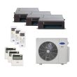 Carrier 24,000 BTU 23 SEER Tri Zone Heat Pump System 9+12+12 - Concealed Duct