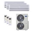 Carrier 36,000 BTU 21.5 SEER Tri Zone Heat Pump System 12+12+24 - Wall Mounted