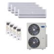 Carrier 48,000 BTU 22.4 SEER Quad Zone Heat Pump System 12+12+12+24 - Wall Mounted