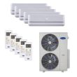 Carrier 48,000 BTU 22.4 SEER Five Zone Heat Pump System 12+12+12+12+12 - Wall Mounted