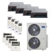 Carrier 48,000 BTU 22.4 SEER Quad Zone Heat Pump System 9+9+12+12 - Concealed Duct