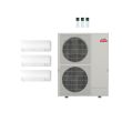 Mitsubishi 60,000 BTU FX-Series 20 Seer2 Tri Zone Wall Mounted Mini Split Heat Pump System – R454B | 230V 6 + 12 + 18 - MXZ-SM60NL / MSZ-FX06NL / MSZ-FX12NL / MSZ-FX24NL