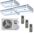 Stealth 24,000 BTU 23 SEER Designer+ Tri Zone Floor Mounted Zone Ceiling Heat Pump System 9+9+9 - SC-27Z-HH-M3 / SC-09FM-HP230-3