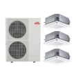 Mitsubishi 36,000 BTU 15.8 SEER Tri Zone H2i Hyper Heat Pump System 9+9+9 - Ceiling Cassette - MXZ-SM36NAMHZ / 3-SLZ-KF09
