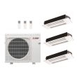 Mitsubishi 25,000 BTU 20 SEER Tri Zone Heat Pump System 9+9+9 - MXZ-3C24NA2 / 3-MLZ-KP09NA