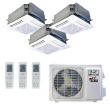 Stealth 24,000 BTU 23 SEER Designer+ Tri Zone Ceiling Cassette Heat Pump System 12+12+12 - SC-27Z-HH-M3 / SC-12CC-HP230-3