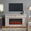 Real Flame Torrey Electric Fireplace With Mantel - 4020E - White Lifestyle