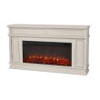 Real Flame Torrey Electric Fireplace in Bone White - 4020E-BNE