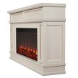 Real Flame Torrey Electric Fireplace in Bone White - 4020E-BNE -Side