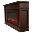 Real Flame Torrey Electric Fireplace With Mantel - 4020E - White Side