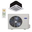 Carrier 12,000 BTU 19.5 SEER Single Zone Heat Pump System - Ceiling Cassette