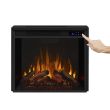 Real Flame Valmont Entertainment Center Electric Fireplace in Dark Mahogany - 7930E-DM
