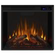 Real Flame Valmont Entertainment Center Electric Fireplace in Dark Mahogany - 7930E-DM