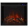 Real Flame Valmont Entertainment Center Electric Fireplace in Dark Mahogany - 7930E-DM