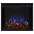 Real Flame Valmont Entertainment Center Electric Fireplace in Dark Mahogany - 7930E-DM
