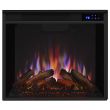 Real Flame Valmont Entertainment Center Electric Fireplace in Dark Mahogany - 7930E-DM
