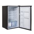 Blaze 20-Inch 4.5 Cu Ft. Compact Refrigerator With Recessed Handle With Optional Stainless Steel Hinged Door Upgrade - fridge open angle