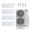 55,000 BTU 21.3 SEER2 ACiQ 4-Zone Wall Mounted Mini Split System w/ Wifi - 9+12+12+12 - ES-55Z-M5/ACIQ-09W-HH-M/ACIQ-12W-HH-M-3