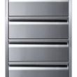 Memphis Grills 21" Quadruple Access Drawer With Soft Close- VGC21DB4- front