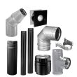 DuraVent 4-Inch Pellet Vent Pro Through The Wall and Up Venting Kit - 4PVP-VK2