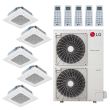 LG 48,000 BTU 5 Zone Ceiling Cassette Mini Split System - KUMXA481A / 5-KNUDB091A