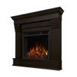 Real Flame Chateau Corner Electric Fireplace in Dark Walnut - 5950E-DW