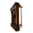 Real Flame Chateau Corner Electric Fireplace With Mantel - 5950E