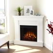 Real Flame Chateau Corner Electric Fireplace With Mantel - 5950E