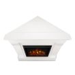 Real Flame Chateau Corner Electric Fireplace With Mantel - 5950E