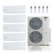 48,000 BTU 21.8 SEER2 ACiQ 5-Zone Wall Mounted Mini Split System w/ WiFi - 12+12+12+12+12 - ES-48Z-M5 / ACIQ-12W-HH-M-5