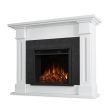 Real Flame Kipling Electric Fireplace in White - 6030E-W