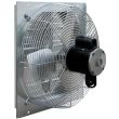 J&D 12” Shutter Fan, Direct Drive, 748 CFM, 1/10HP, 115/230V 1-Phase - VES12