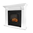 Real Flame Ashley Electric Fireplace With Mantel - 7100E - White Hero