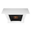 Real Flame Ashley Indoor Electric Fireplace in White - 7100E-W - Top