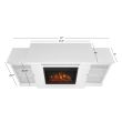 Real Flame Calie Electric Fireplace With Media Console - 7720E