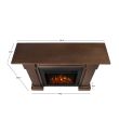 Real Flame Hillcrest Electric Fireplace With Mantel - 7910E