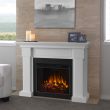 Real Flame Hillcrest Electric Fireplace With Mantel - 7910E