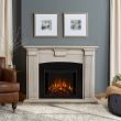 Real Flame Adelaide Electric Fireplace With Media Mantel - 7920E